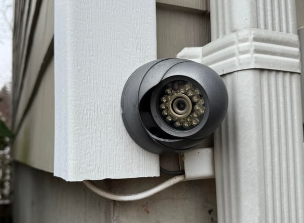 An IoT security camera installation