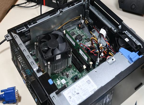 A Motherboard being repaired